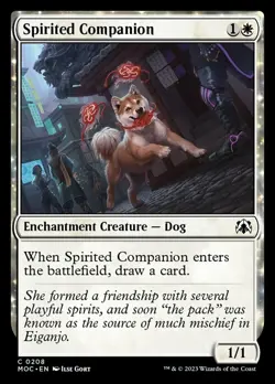 Spirited Companion x1 - Commander: March of the Machine - NM-Mint, English - Com - Image 1
