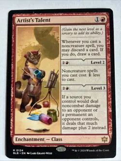 Artist's Talent Enchantment-Class 1x Bloomburrow MTG x1 M/NM Rare - Image 1