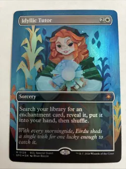 Idyllic Tutor Sorcery 1x Lorwyn Eclipsed Special Guests MTG x1 M/NM FOIL Mythic - Image 1