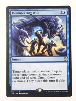 Domineering Will 719 Commander Legends: Battle for Baldurs Gate MTG Magic NM - Image 1