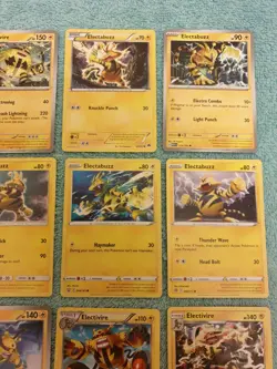 ELECTABUZZ & ELECTIVIRE BUNDLE OF POKEMON CARDS - Image 3