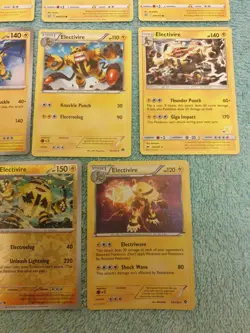 ELECTABUZZ & ELECTIVIRE BUNDLE OF POKEMON CARDS - Image 5