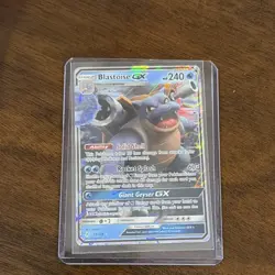 Pokemon Blastoise GX Ultra Rare Full Art Holo Card SM-Unbroken Bonds 35/214 - Image 1