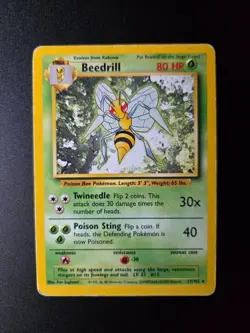 Beedrill #17 Pokemon Base Set HP - Image 3