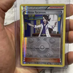Pokemon Professor Sycamore 101/119 XY-Phantom Forces Reverse Holo Pokemon NM TCG - Image 1