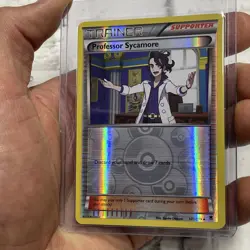 Pokemon Professor Sycamore 101/119 XY-Phantom Forces Reverse Holo Pokemon NM TCG - Image 2