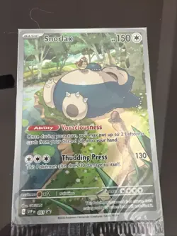 Pokemon TCG Snorlax 51/ SV Black Star Promos Near Mint Condition - Image 1