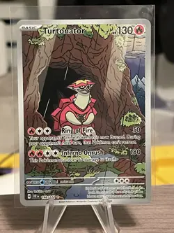 Turtonator Illustration Rare 146/142 Stellar Crown Pokemon TCG - Image 1