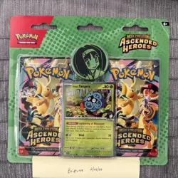Pokemon Ascended Heroes 2-Pack Blister: ERIKA New Sealed $2 Shipping - Image 1