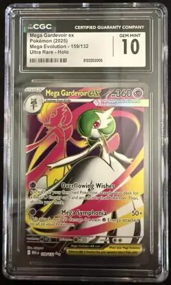 [CGC 10 💎 Mint] Mega Gardevoir 159/132 Ultra Rare Mega Evolution Pokemon Eng - Image 1