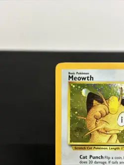 Meowth #10 2000 Pokemon Black Star Promo WOTC HOLO Game Boy - Image 3