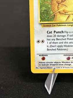 Meowth #10 2000 Pokemon Black Star Promo WOTC HOLO Game Boy - Image 5