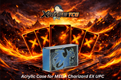 1x Acrylic Display Case for Pokemon Mega Charizard EX UPC BOX - Image 1