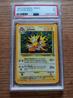 Pokemon Jolteon Jungle Holo Rare 4/64 PSA Graded 1999 Wizards of the Coast - Image 5