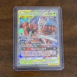 Pokemon Pheromosa & Buzzwole TAG TEAM Ultra Rare Full Art Holo Unbroken Bonds 1… - Image 1