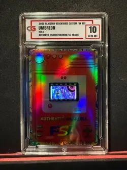 🔥UMBREON 35MM RARE FILM FRAME CELL FROM POKEMON THE MOVIE 2000 CG 10 🔥 - Image 1