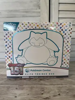 Pokemon Center ETB Scarlet & Violet Pokemon 151 TCG SEALED/NEW w/case 820650854668 - Image 1