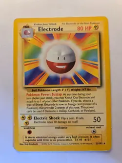 Electrode #21 Pokemon Base Set HP - Image 1