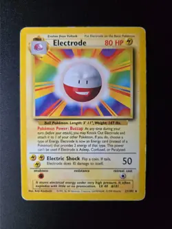 Electrode #21 Pokemon Base Set HP - Image 3