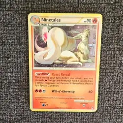 Pokemon TCG Ninetales Holo Rare Call of Legends 17/95 2011 Stage 1 90HP - Image 1