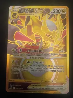 Pokemon TCG Giratina VSTAR 212/196 Lost Origins Near Mint - Image 2