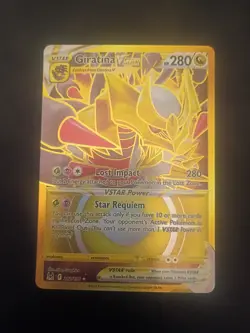 Pokemon TCG Giratina VSTAR 212/196 Lost Origins Near Mint - Image 3