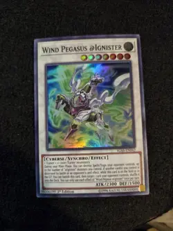 Yugioh Wind Pegasus @Ignister IGAS-EN042 Super Rare 1st Ed - Image 1