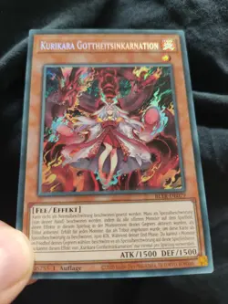 Yugioh "Kurikara Gottheitsinkarnation" BLTR-DE079 SecretRare 1.Auflage NearMint - Image 1