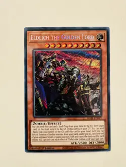 Yu-Gi-Oh! • Eldlich the Golden Lord (Alternate Art) • RA01-EN019 • Secret Rare - Image 1