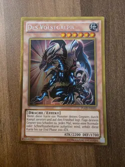 Yu-Gi-Oh! PGLD-DE061 Des Volstgalph Gold Rare NM - Image 1