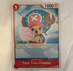 One Piece Card Game - Tony Tony Chopper ST01-006 - Super Pre-Release Stamped - Image 1