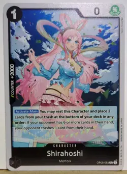 Shirahoshi OP05-082 Rare Foil Awakening of the New Era One Piece Mint NM - Image 1