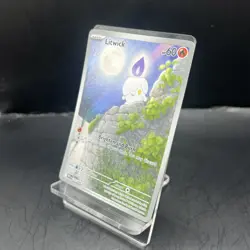 Pokemon TCG card 101/086 Litwick White Flare Illustration Rare English Mint - Image 3