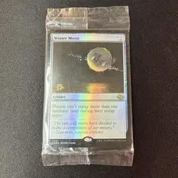 Magic The Gathering MH3 Prerelease Winter Moon Foil Card NM 213 sealed - Image 1