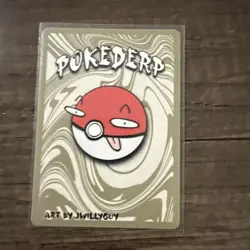 1st Edition Pokederp 2 Char - Charmander 1/3 Secret Rare Custom Derpy Card #2 - Image 2
