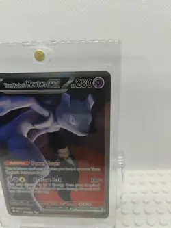 Team Rocket's Mewtwo EX Full Art Holo Ultra Rare Pokemon Card 281/217 280HP 160+ - Image 5