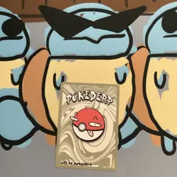 Pokederp Chubbs 14/38 - Snorlax Pokemon Fan Art Derpy Card Set 2 - Image 2