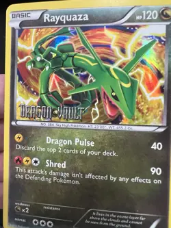 Rayquaza Lot Pokemon Card Collection Stamped Vintage Holos Dragon Vault 11/20 - Image 5