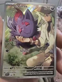 N's Zorua - 189 (Pokemon Center Exclusive) 189 Sv: Scarlet & Violet Promo Cards - Image 1