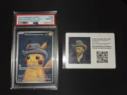 Pokemon Pikachu With Grey Felt Hat Van Gogh SVP 085 Promo Card PSA 10 GEM MINT ! - Image 1