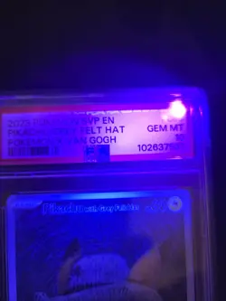Pokemon Pikachu With Grey Felt Hat Van Gogh SVP 085 Promo Card PSA 10 GEM MINT ! - Image 5