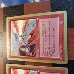 Mtg x2 Pyroblast x2 LP Brian Selden 1998 World Championship Magic Cards - Image 3