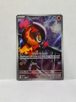 2025 Pokemon Charcadet 022 ME Mega Evolution Promo Holo NM Near Mint Card - Image 1