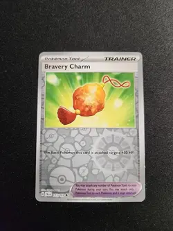 Pokemon Bravery Charm 173/193 SV02: Paldea Evolved Reverse Holo card NM - Image 1