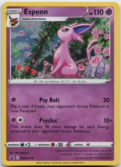 Espeon Promo SWSH: Sword & Shield Promo Cards SWSH174 - Image 1