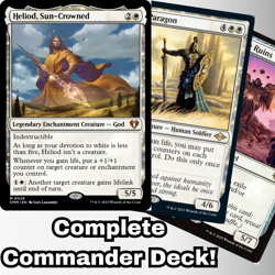 MTG Commander EDH Deck Heliod, Sun-Crowned 100 Magic Cards Custom Deck Life Gain - Image 1