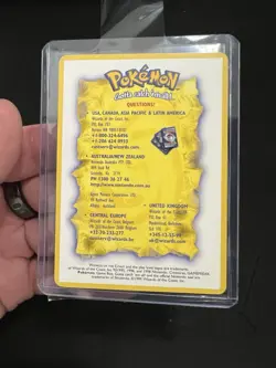 QuestionsU Rare Insert Card Wotc UK Gym Theme Decks Pokemon Card 2000 - Image 1