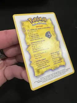 QuestionsU Rare Insert Card Wotc UK Gym Theme Decks Pokemon Card 2000 - Image 3