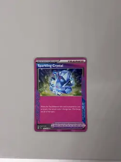 Pokemon TCG Sparkling Crystal Ace Spec Rare, Stellar Crown Card 142/142 - Image 1