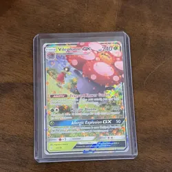 Pokemon Vileplume GX Ultra Rare Full Art Holo Card Cosmic Eclipse 4/236 HP 240 - Image 1
